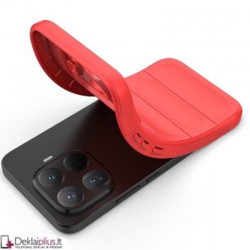 Magic Shield guminis dėklas - raudonas (Xiaomi 15T Pro)